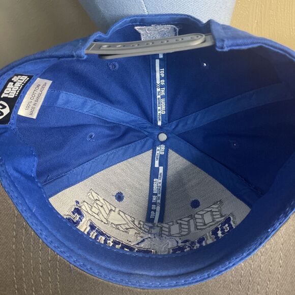 Duke Blue Devils Top Of The World Snapback Hat Cap Black Blue - Picture 7 of 7